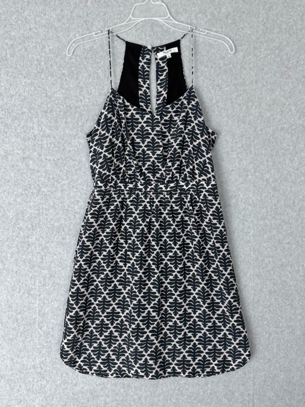 Madewell Silk Dress Size 2 Sleeveless Daylight Ikat Bloom Floral Print  READ